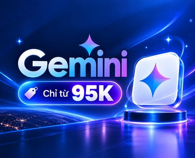 Mua Google AI Pro giá rẻ nâng cấp chính chủ