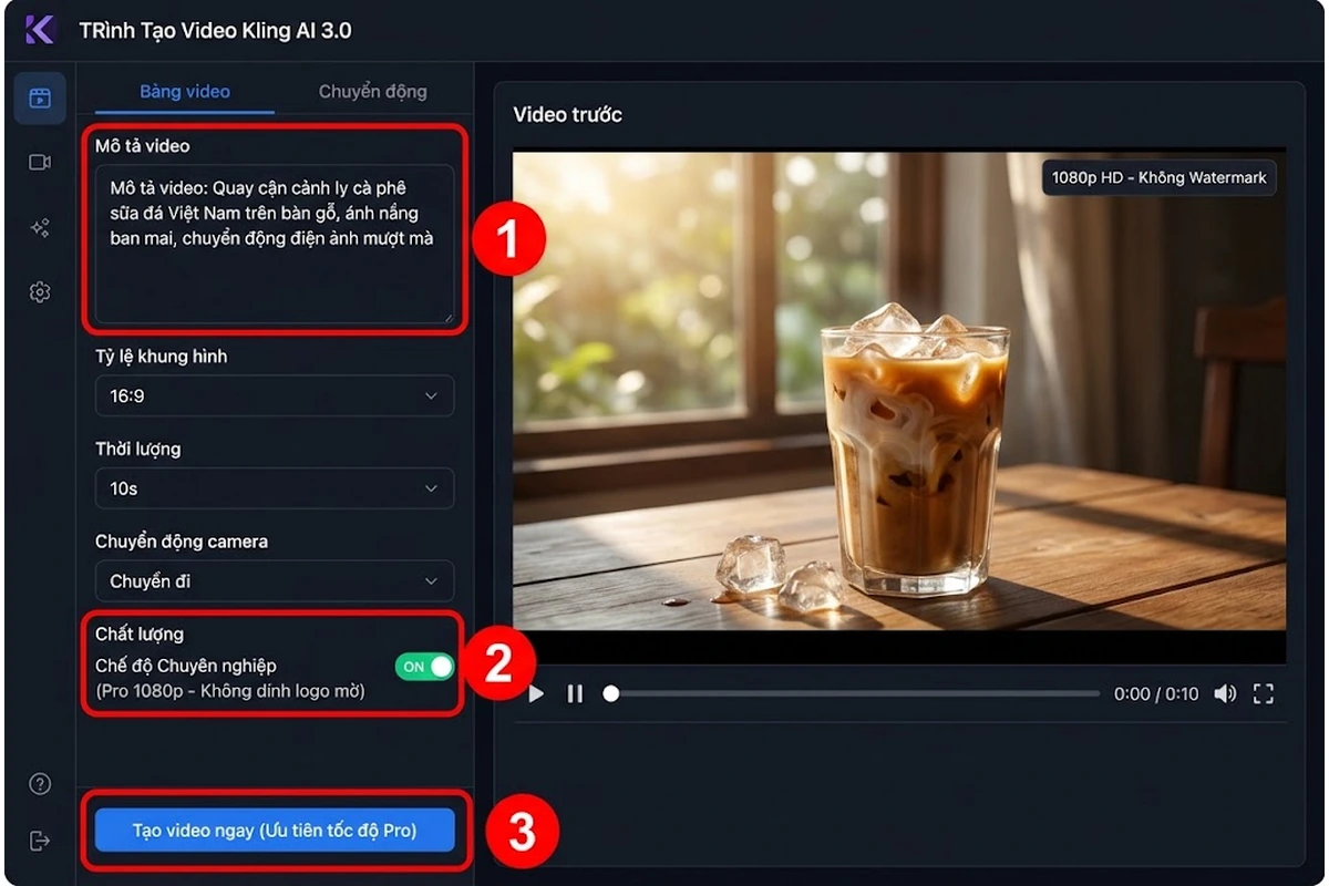 Tài khoản Kling AI giá rẻ